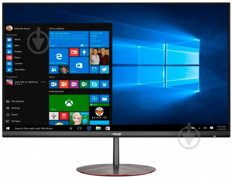 Моноблок Asus 23,8" (90PT0232-M01200) black ZN242GDK-BA023T - фото 1