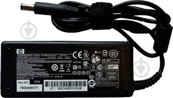 Блок питания к ноутбуку HP 65W 18.5V 3.5A разъем 7.4*5.0 (140963) - фото 1