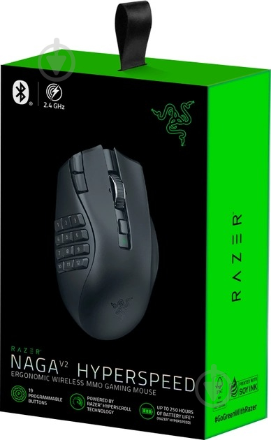 Мишка бездротова Razer Naga V2 Hyperspeed black (RZ01-03600100-R3G1) - фото 7