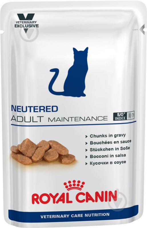 Корм влажный для стерилизованных котов Royal Canin Neutered Adult Maintenance домашняя птица, печень, свинина 100 г - фото 1