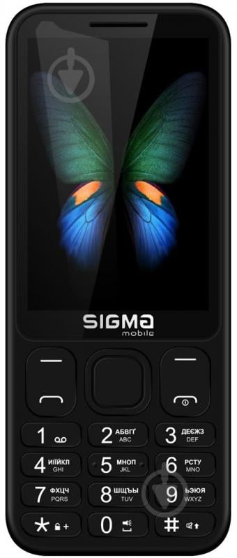 Мобільний телефон Sigma mobile X-Style 351 Lider black - фото 1