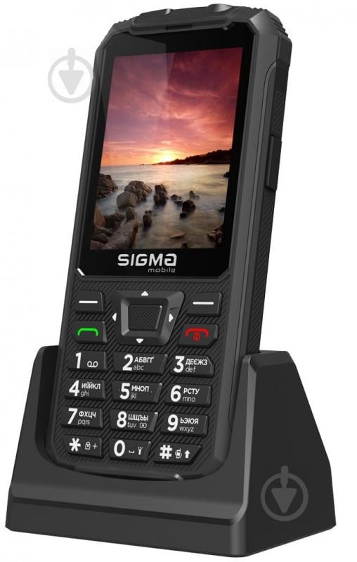 Мобільний телефон Sigma mobile Comfort 50 Outdoor black - фото 2