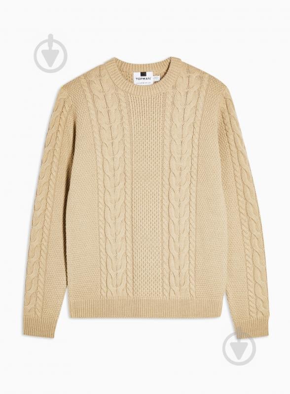 Джемпер TopMan KNITWEAR 81T47S-STN р. S бежевий - фото 2