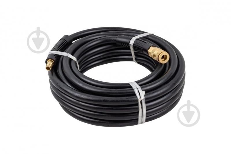 Шланг армированный ROCKFORCE резиновый воздушный с фитингами 8 мм х 15 мм 10 м - фото 1 Шланг армированный ROCKFORCE резиновый воздушный с фитингами 8 мм х 15 мм 10 м - фото 1