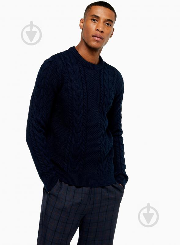 Джемпер TopMan KNITWEAR 81T48S-NAV р. L синий - фото 1