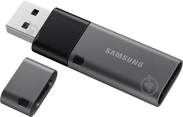 Флеш-память USB Samsung Duo Plus 128 ГБ USB Type-CUSB 3.1 black/silver (MUF-128DB/APC) - фото 6