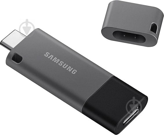 Флеш-память USB Samsung Duo Plus 128 ГБ USB Type-CUSB 3.1 black/silver (MUF-128DB/APC) - фото 5