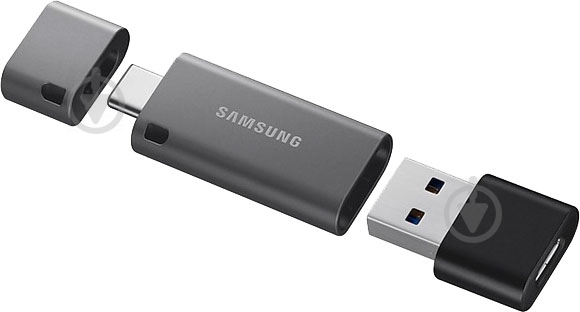 Флеш-память USB Samsung Duo Plus 128 ГБ USB Type-CUSB 3.1 black/silver (MUF-128DB/APC) - фото 7