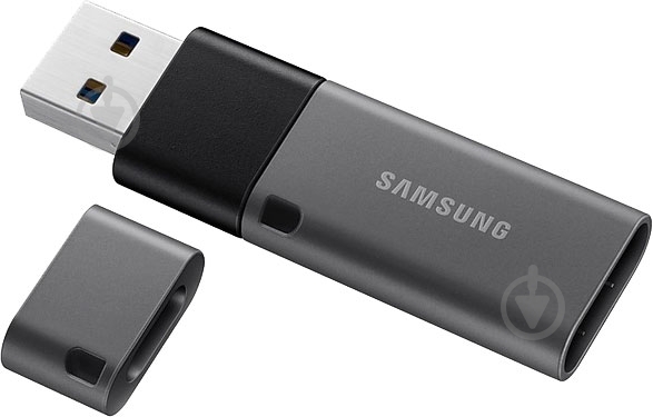 Флеш-пам'ять USB Samsung Duo Plus 32 ГБ USB Type-CUSB 3.1 black/silver (MUF-32DB/APC) - фото 6