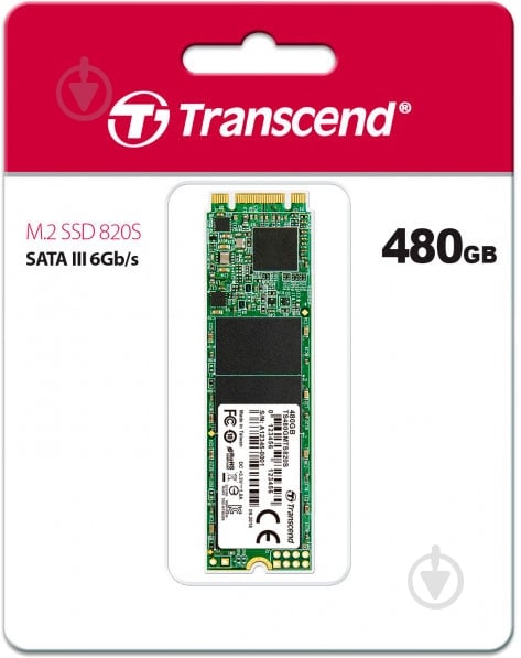 SSD-накопичувач Transcend MTS820S 480GB M.2 M.2 (TS480GMTS820S) - фото 2