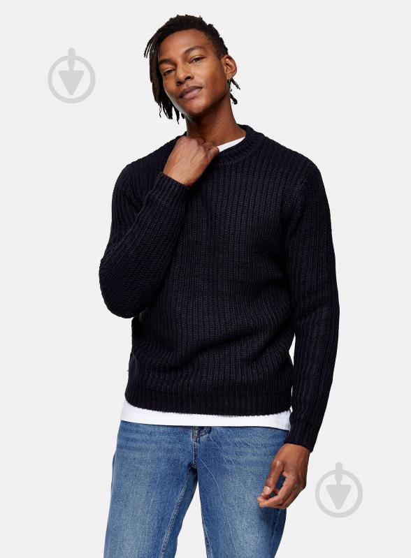 Джемпер TopMan KNITWEAR 81T52S-NAV р. L синий - фото 1