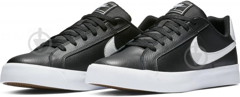 Кроссовки мужские демисезонные Nike COURT ROYALE AC BQ4222-002 р.41 черные - фото 1