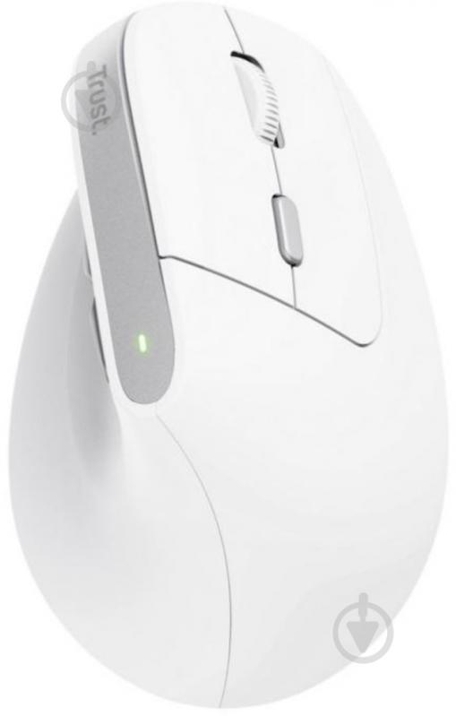 Мишка бездротова Trust Bayo II Ergonomic Wireless white (25398) - фото 1