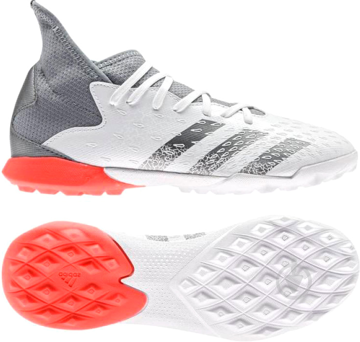 Сороконожки Adidas PREDATOR FREAK .3 TF J FY6312 р.36 2/3 белый - фото 1