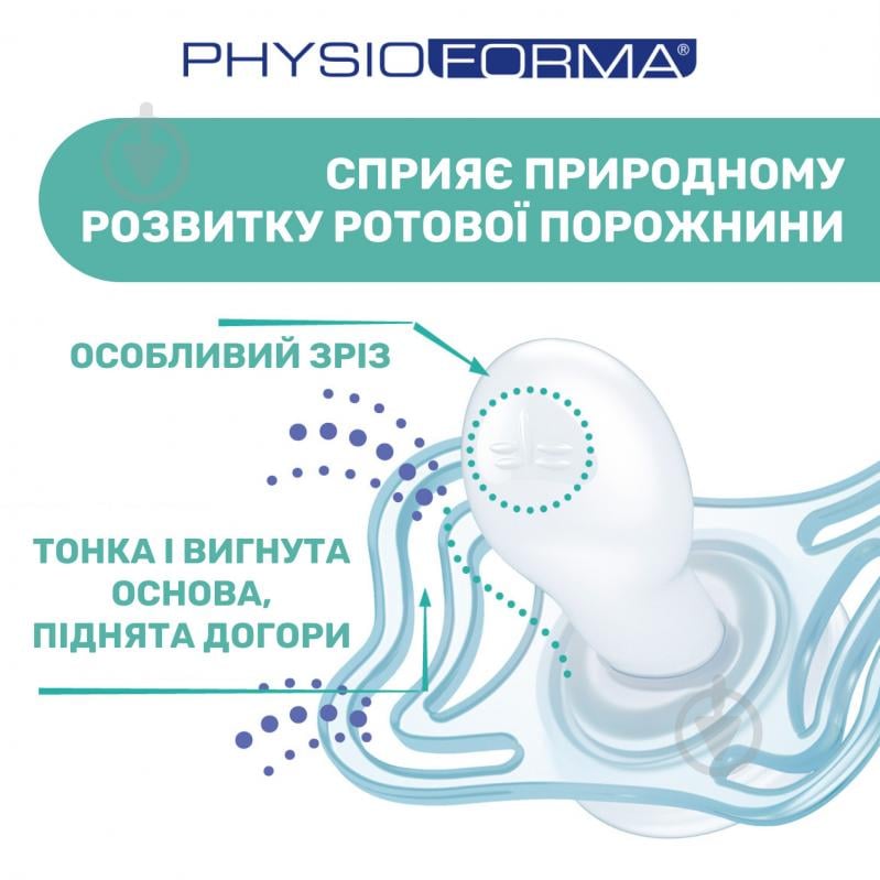 Пустушка Chicco PhysioForma Micro 0-2 міс., 2 шт. 75126.21 - фото 5