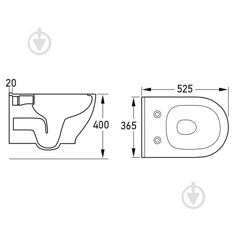 Комплект инсталляции VOLLE с кнопкой хром и унитаз Oliva Rimless 13-45-165+i8120 - фото 4