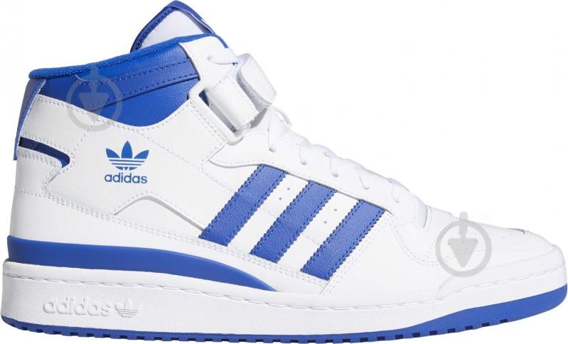 Кросівки чоловічі зимові Adidas FORUM MID FY4976 р.45 1/3 біло-сині - фото 1