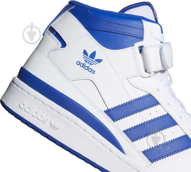 Кросівки чоловічі зимові Adidas FORUM MID FY4976 р.45 1/3 біло-сині - фото 11