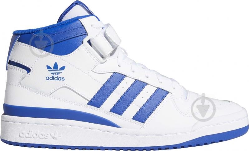 Кросівки чоловічі зимові Adidas FORUM MID FY4976 р.45 1/3 біло-сині - фото 2