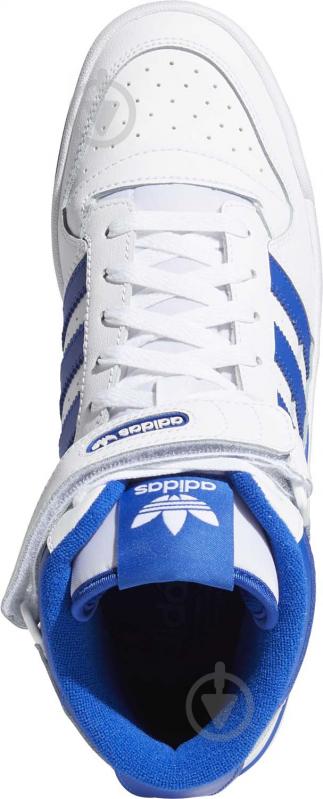 Кросівки чоловічі зимові Adidas FORUM MID FY4976 р.45 1/3 біло-сині - фото 7