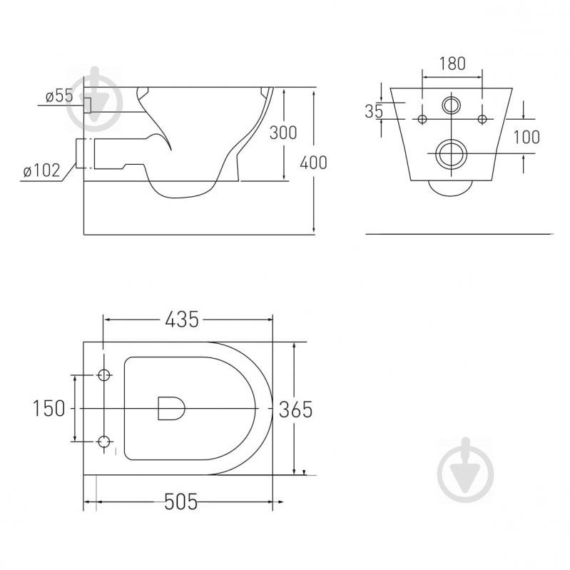 Комплект инсталляции VOLLE Duofix и унитаз Fiesta Rimless 13-77-034+458.126.00.1 - фото 4