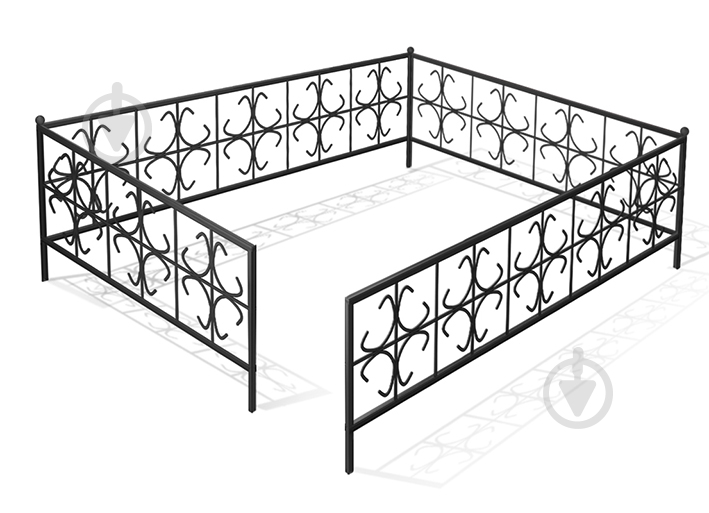 Секція огорожі на кладовище Ностальгія 2 2500х2500 мм - фото 1