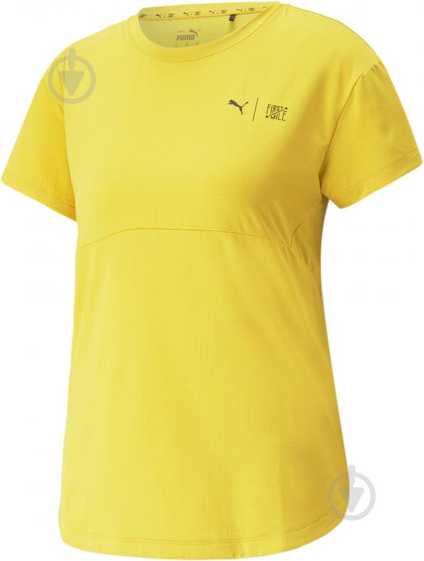 Футболка Puma W FIRST MILE COMMERCIAL TEE 52320541 р.L жовтий - фото 1