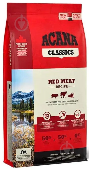 Корм сухий Acana Red Meat Recipe 14,5 кг - фото 1