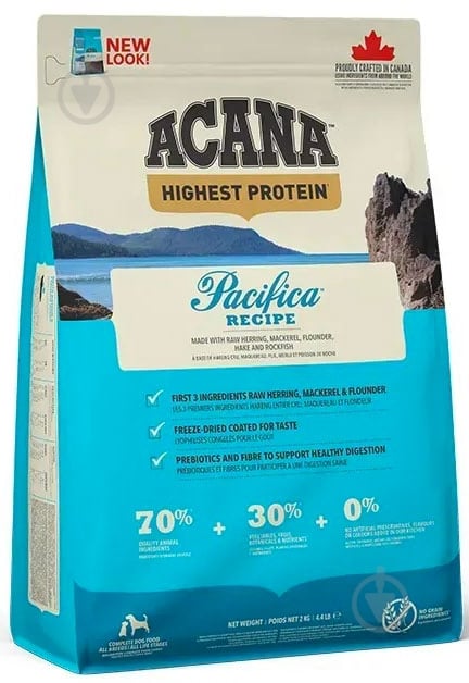 Корм сухой Acana Pacifica Dog Recipe 2 кг - фото 1 Корм сухой Acana Pacifica Dog Recipe 2 кг - фото 1