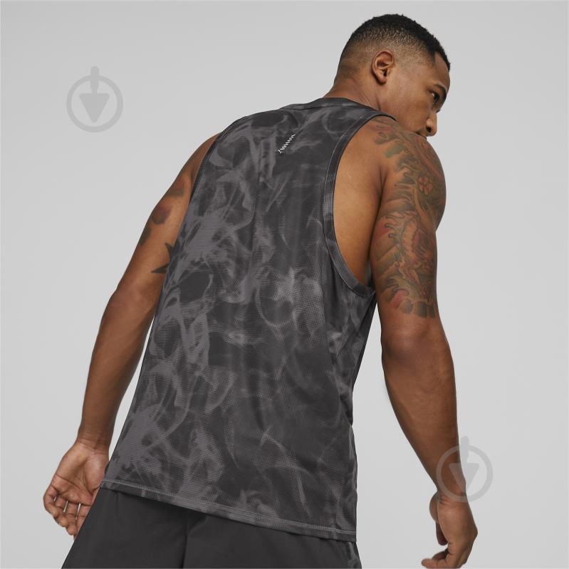 Майка Puma RUN FAVORITE AOP SINGLET M 52314801 р.XL черный - фото 5