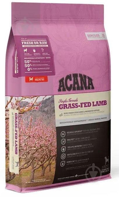 Корм сухий Acana Grass-Fed Lamb 6 кг - фото 1 Корм сухий Acana Grass-Fed Lamb 6 кг - фото 1