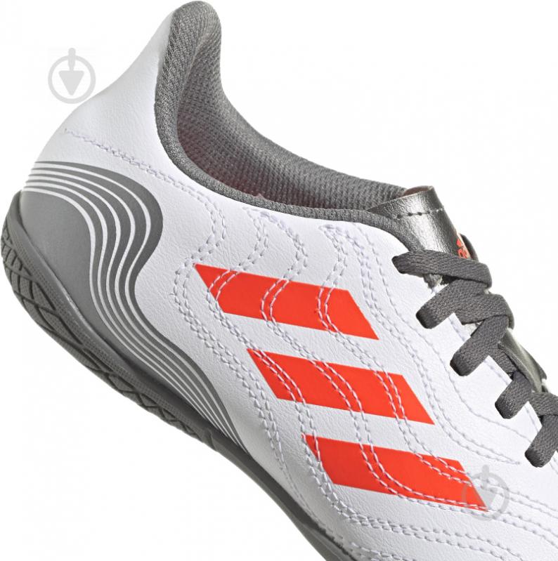 Футзальная обувь Adidas COPA SENSE.4 IN J FY6161 р.31,5 белый - фото 8