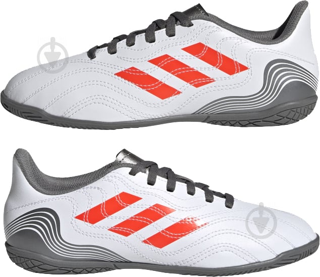 Футзальная обувь Adidas COPA SENSE.4 IN J FY6161 р.31,5 белый - фото 6