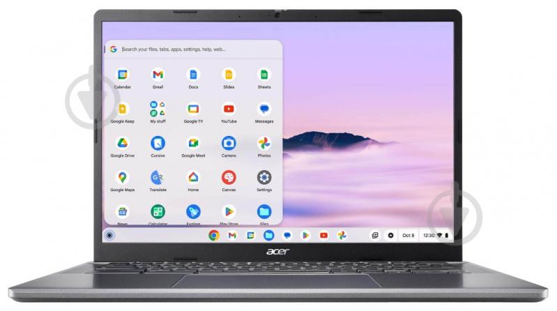 Ноутбук Acer Chromebook Plus 514 CB514-4H-390E 14" (NX.KUZEU.001) steel gray - фото 7