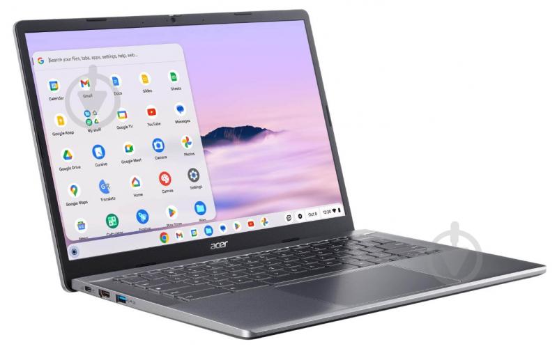 Ноутбук Acer Chromebook Plus 514 CB514-4H-390E 14" (NX.KUZEU.001) steel gray - фото 3