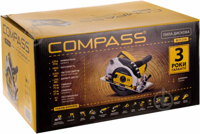 Пила дисковая Compass M1Y-210 20112146 - фото 4