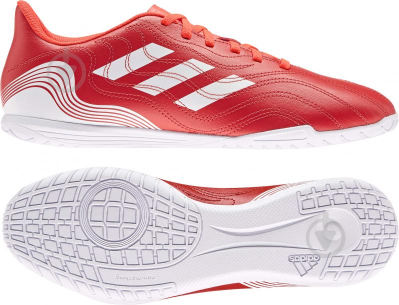 Футзальная обувь Adidas COPA SENSE.4 IN FY6181 р.41 1/3 красно-белый - фото 6