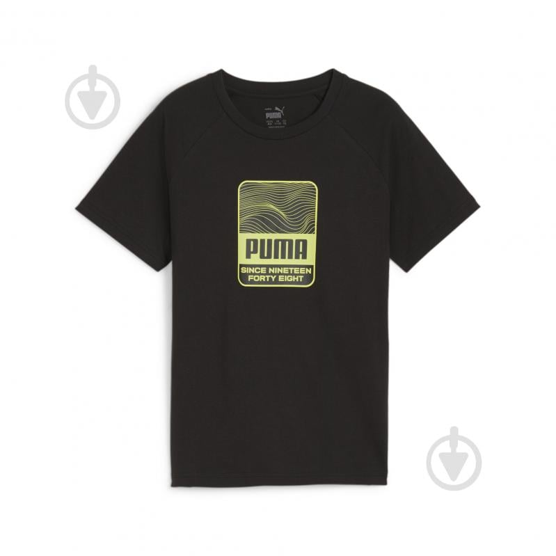 Футболка Puma ACTIVE SPORTS GRAPHIC TEE B 67920601 р.164 чорний - фото 1