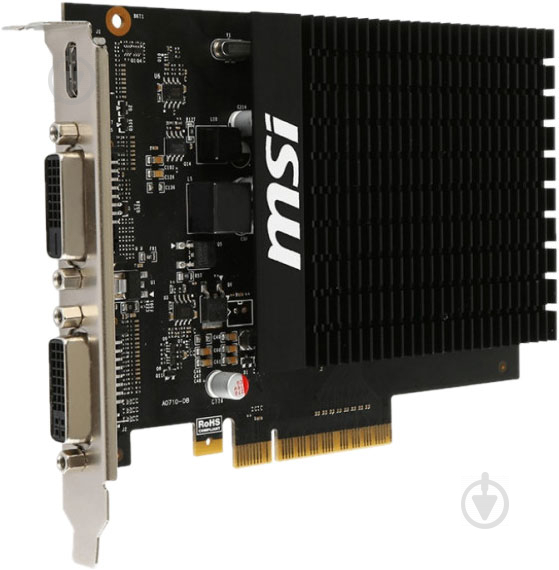 Відеокарта MSI GeForce GT 710 LP 2GB GDDR3 64bit (GT_710_2GD3H_H2D) - фото 2