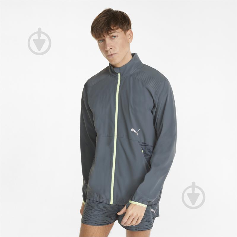 Вітрівка чоловіча демісезонна Puma RUN Ultraweave S FSTR Jacket 52139742 р.XL сіра - фото 1 Вітрівка чоловіча демісезонна Puma RUN Ultraweave S FSTR Jacket 52139742 р.XL сіра - фото 1