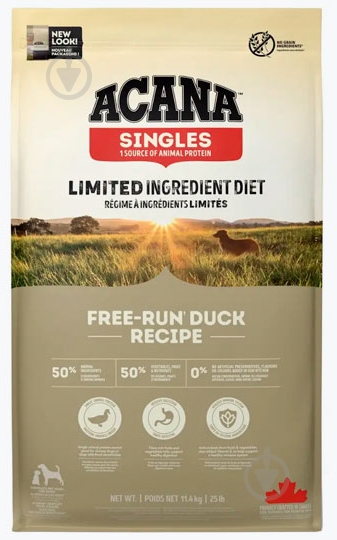 Корм сухий Acana Free-Run Duck 6 кг - фото 1
