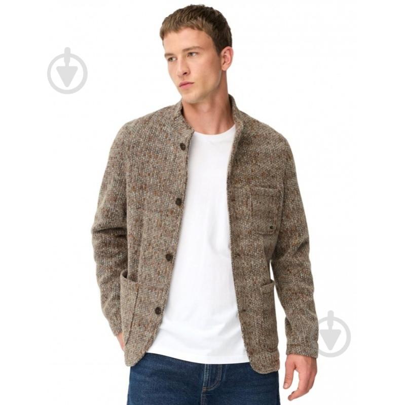 Кардиган Camel Active stand up colar 442735-6I99-27 р.XL коричневый - фото 1