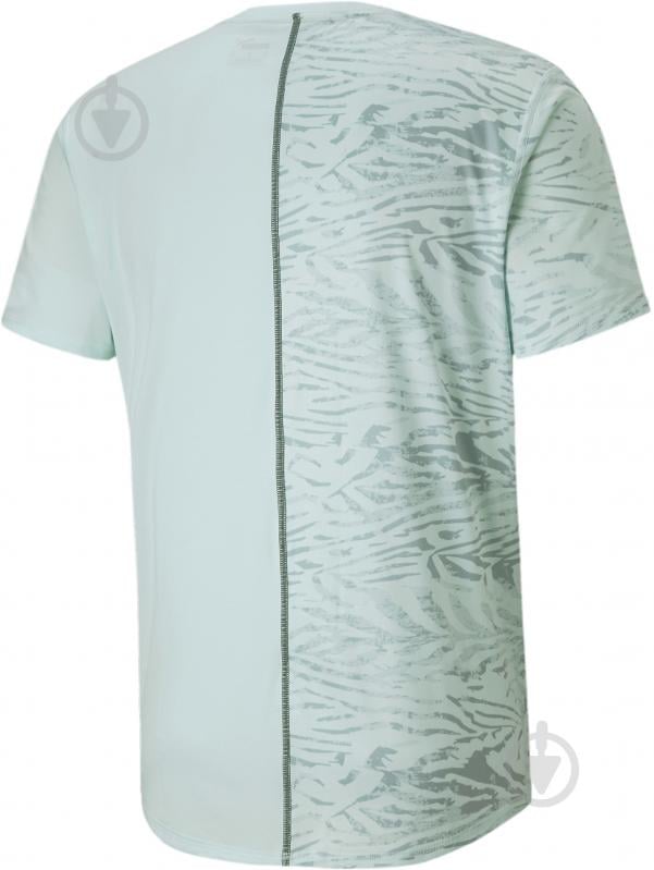 Футболка Puma RUN Graphic SS Tee M 52140220 р.S голубой - фото 5