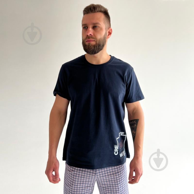 Футболка GBI р. L синий (14507) - фото 1 Футболка GBI р. L синий (14507) - фото 1