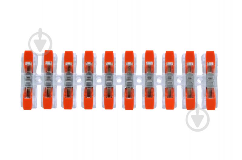 Колодка клеммная АСКО-УКРЕМ DF-3012-10 прозрачный A0130010210 - фото 4