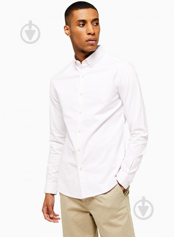 Сорочка TopMan CASUAL SHIRTS 83R11D-PNK р. S рожевий - фото 1