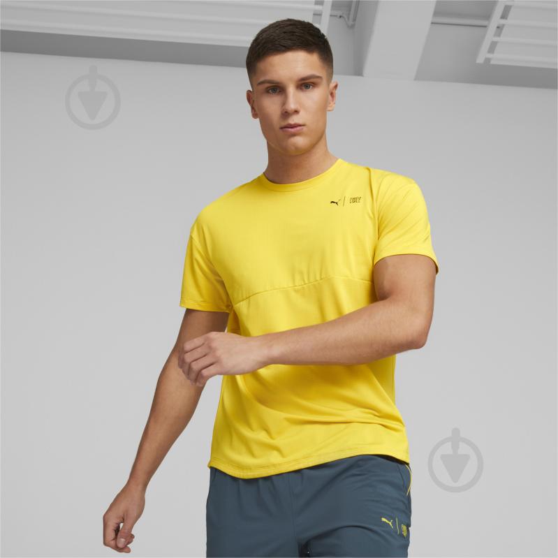 Футболка Puma M FIRST MILE COMMERCIAL TEE 52322741 р.S жовтий - фото 3