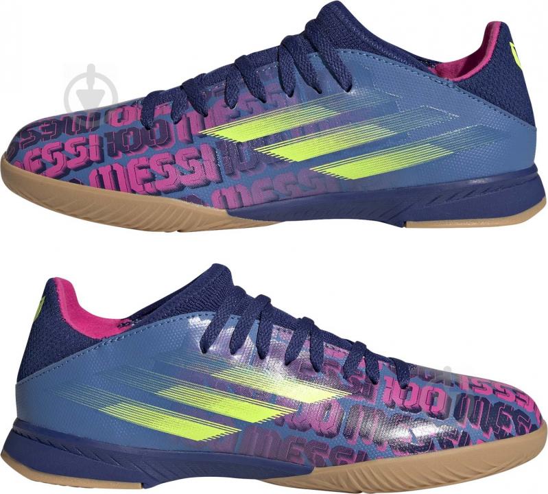 Футзальная обувь Adidas X SPEEDFLOW MESSI.3 IN J FY6901 р.33,5 разноцветный - фото 5