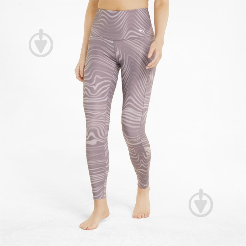 Лосини Puma STUDIO AOP HW TIGHT 52156218 р.XS світло-фіолетовий - фото 1