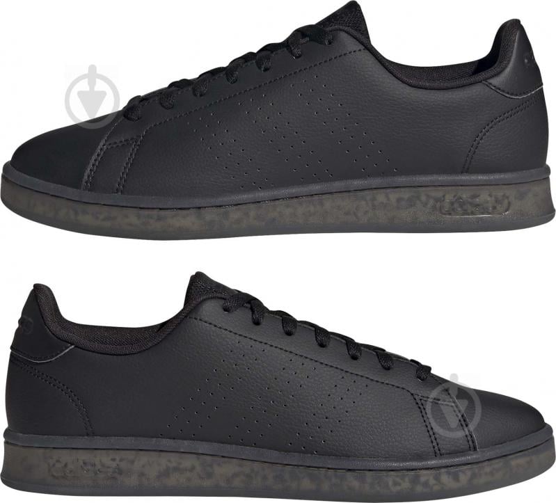 Кроссовки мужские зимние Adidas ADVANTAGE H00570 р.41 1/3 черно-синие - фото 5